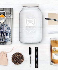 The Complete Jun Kombucha Brewing Starter Kit, Organic - Make Jun Kombucha at home 11 71g2GRkPerL