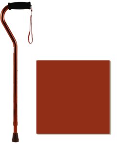 NOVA Designer Walking Cane with Offset Handle, Lightweight Adjustable Walking Stick with Carrying Strap, “Bronze” Design Bronze 5 71g2OwgO8tL