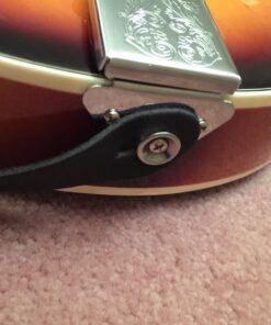 D'Addario Accessories Leather Mandolin Strap - Mandolin Accessories - Cradle Style - Black 20 71g2URBknHL