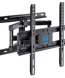TV Wall Mount Full Motion Articulating Swivel Extension for Most 26-65 Inch Flat Curved TVs with Max VESA 400x400mm up to 88lbs, Wall Mount TV Bracket fits 12,16 inch Wood Stud by Pipishell 35 71g36Whg03L