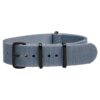 Clockwork Synergy Premium Nylon Nato Watch Straps bands PVD Black Hardware 21mm Grey 21 71g3V7wCL