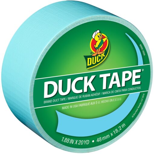 Duck Brand 240980 Color Duck Tape Frozen Blue, 1.88-Inch by 20 Yards, Single Roll