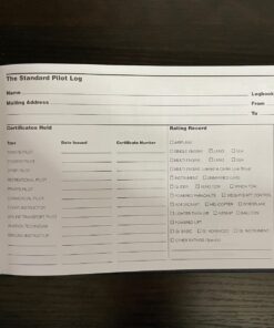 The Standard Pilot Log (Navy Blue): ASA-SP-57 (Standard Pilot Logbooks) 17 71g3p75gw2L