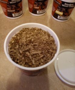 Camerons Natural Extra Fine BBQ Wood Chips - Apple, Cherry, Bourbon, Oak, Hickory, Maple, Pecan, Mesquite (8 Pints)- Sawdust Shavings for Smoking Guns, Smokers, Smoke Boxes - Barbecue Variety Gift Set 36 71g3rnts9lL