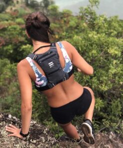 Alternative view of FITLY Minimalist Running Pack For Men & Women - Lightweight Running Vest Phone Holder, Storage, Thoracic Belt - Carry Personal Items - Running Backpack for Sub45 Runs, Hikes - (Classy Black) M-L-XL Classy Black