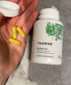 Thorne Berberine - Dual Action Formula with Phytosome Plus Botanical Extract - Support Heart Health, Immune System, Healthy GI, Cholesterol - Gluten-Free, Dairy-Free - 60 Capsules - 30 Servings 15 71g4DhYIjJL
