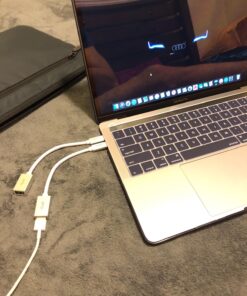 Syntech USB C to USB Adapter, 2 Pack USB C to USB3 Adapter,USB Type C to USB,Thunderbolt 3 to USB Female Adapter OTG Cable Compatible with iPhone 15 Pro Max, iPad Air 2020, MacBook Pro, Air and More White 26 71g4aCqm8XL