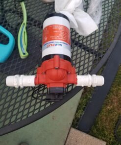 SEAFLO 33-Series Industrial Water Pressure Pump w/Power Plug for Wall Outlet - 115VAC, 3.3 GPM, 45 PSI 30 71g4gzxarCL