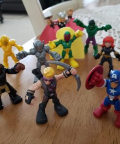 Marvel Playskool Heroes Super Hero Adventures Ultimate Set, 10 Collectible 2.5-Inch Action Figures, Toys for Kids Ages 3 and Up (Amazon Exclusive) Multicolor 25 71g4vTrPNQL