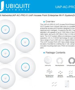 Alternative view of Ubiquiti Unifi Ap-AC Pro - Wireless Access Point - 802.11 B/A/G/n/AC (UAPACPRO5US)