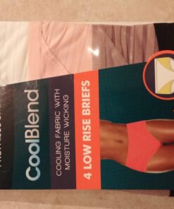 Alternative view of Fruit of the Loom Women's 4 Pack Coolblend Low Rise Brief Panties