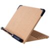A+ Book Stand BS1500 11.8x8.5" Portable Adjustable Foldable Bookstand Holder for Reading Hands Free Large Thick Heavy Textbooks Cookbooks Tablets Standard 11.8"x8.5" Wooden 5 71g5pwU57jL