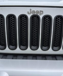 Hooke Road for Jeep Wrangler JK Grill Inserts, Matte Black Front Mesh Grille Cover Guard Clip-in for Jeep JK Wrangler & Wrangler Unlimited 2007-2018 Accessories 41 71g71TYj7UL
