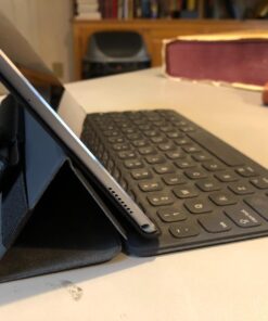 Fintie Pencil Holder with USB Adapter Pocket for Apple Pencil (USB-C) & Apple Pencil (1st / 2nd Generation), Premium Elastic Vegan Leather Sleeve Pouch Compatible with iPad Case, Black 52 71g79K5VfcL