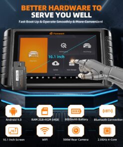 FOXWELL NT1009 Bluetooth Bi-Directional Scan Tool (Ugraded Ver. of NT809/NT809BT/NT909) + NT301 OBD2 Scanner Professional Mechanic OBDII Diagnostic Code Reader 15 71g7LSfE7eL