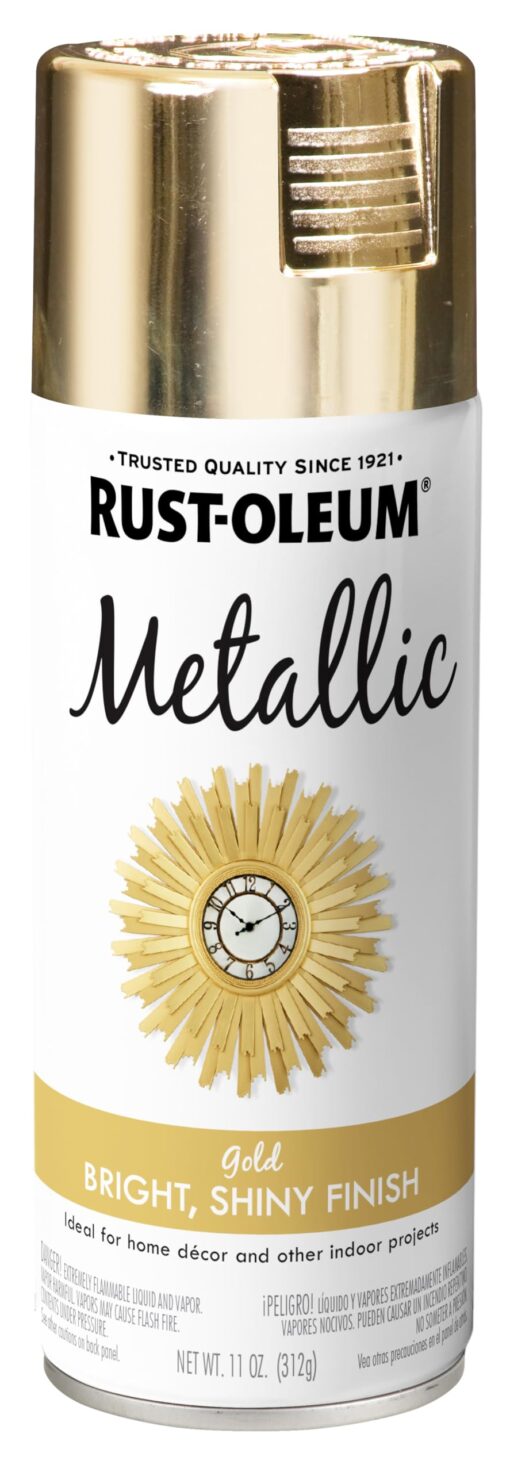 Rust-Oleum 340647 Specialty Metallic Spray, 11 oz, Gold 11 Ounce