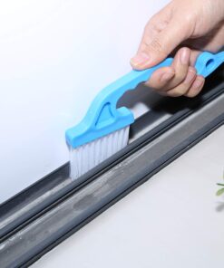 The 2 in 1 Window and Sliding Door Track Cleaning Brushes Blue 15 71g8MemAKBL