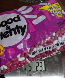 GOOD & PLENTY Licorice Fat Free, Candy Bulk Bag, 5 lbs 18 71g93iDygxL