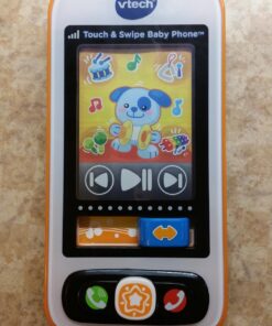 VTech Touch and Swipe Baby Phone, Orange Standard Packaging 30 71g94mBa6L