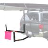 ECOTRIC Truck Bed Extender Pickup Truck Bed Hitch Mount Extension Rack SUV Lumber Ladder Canoe Boat Kayak Long Pipes w/Flag 750lbs Capacity 7 71g9R9HODL