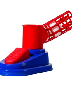 Franklin Sports Kids Baseball Pitching Machine - Pop A Pitch Baseball Batting Machine with Youth Bat + 3 Plastic Baseballs - Boys + Girls Baseball Toy,Red/Blue Baseball Pop A Pitch 33 71gAgQQ4eVL