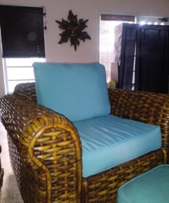 Greendale Home Fashions Deep Seat Cushion Set, Teal 16 71gAoYAywXL