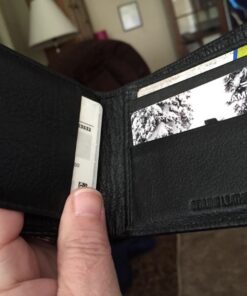 Alpine Swiss Mens RFID Blocking Leather Multi Card High Capacity Bifold Wallet One Size Black 30 71gBEU6YCBL