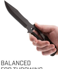 SOG Throwing Knives with Sheath 3 Pack Balanced Throwing Knives Set w/ Paracord Knife Handles and Professional Throwing Knife Sheath (F041TN-CP) 23 71gBgvHT6EL