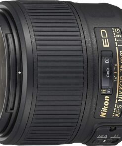 Alternative view of Nikon AF-S NIKKOR 35mm f/1.8G ED Fixed Zoom Lens with Auto Focus for Nikon DSLR Cameras Lens Only Standard Packaging