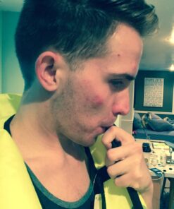 Rrtizan Snorkel Vest, Adults Portable Inflatable Swim Vest Jackets for Snorkeling Swimming Diving Safety Green one_size 42 71gDLNBW3eL
