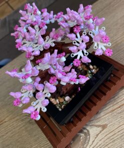 LEGO Icons Bonsai Tree Building Set 10281 - Featuring Cherry Blossom Flowers, DIY Plant Model for Adults, Creative Gift for Home Décor and Office Art, Botanical Collection Design Kit 31 71gDavNrsJL