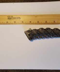 TAC FORCE Spring Assisted Folding Pocket Knife –Stonewashed Finish Stainless Steel Blade and Handle with Sculpted Chain Link Design, Includes Pocket Clip, Tactical, EDC, Rescue - TF-859 37 71gDbc5lp L