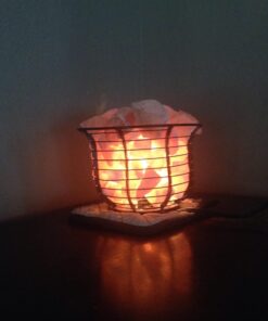 Himalayan Pink Salt Lamp Basket with Cord & Bulb Ca Sls-wm-basket@ 29 71gECLlprPL
