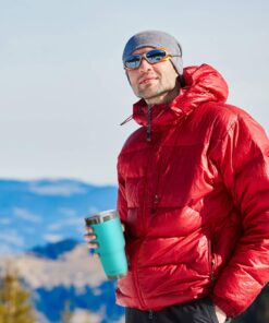 Alternative view of CHILLOUT LIFE 30oz Stainless Steel Tumbler with Lid - Double Wall Vacuum Insulated Large Travel Coffee Mug with Splash Proof Lid and Straw for Hot & Cold Drinks, Teal Tumbler, Pack of 1 30oz (pack of 1) Aqua Blue