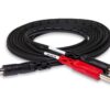 Hosa STP-202 1/4" TRS to Dual 1/4" TS Insert Cable, 2 Meters 6.6 Feet 41 71gEjw6WEL
