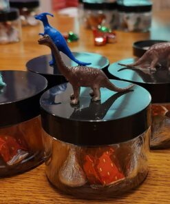 82 Piece Mini Dinosaur Toy Set for Dino Party Favor Supplies Birthday Cupcake Toppers - Assorted Vinyl Plastic Figure Toys for Kids Toddler Pinata Filler School Carnival Prize Bulk Goodie Bag Stuffers 34 71gF7Oua6NL