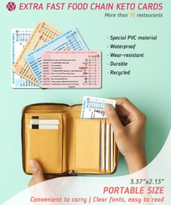 Keto Diet Cheat Sheet Fridge Magnet Charts for Diet Foods - 12 Pcs Quick Reference Guide with 228 Foods - Including PDF Ketogenic Recipes Books for Beginners Weight Loss Plan 28 71gFvdfjSjS
