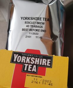 Yorkshire Tea Biscuit Brew 40 Tea Bags 100G 29 71gFz4nrIbL