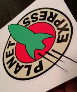 Futurama Planet Express Vinyl Car Sticker Decal | Color | 5" 20 71gG56IIBQL