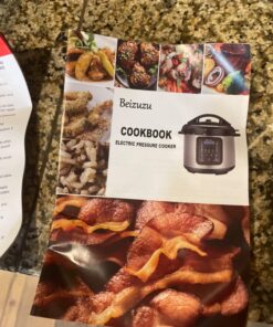 Electric Pressure Cooker: 6 Quart 9-in-1 Multi-Functional Built-in 11 Presets Programs Pressure Pot, Multi Cooker, Slow Cooker, Rice Cooker, Steamer, Sauté, Yogurt Maker, Warmer & Sterilizer 6 Quarts 42 71gGxDoEcVL 1