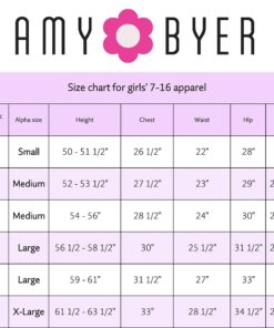 Alternative view of Amy Byer Girls' Bell Sleeve Top with Lace Inset Small White