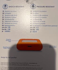 LaCie Rugged Mini 5TB External Hard Drive Portable HDD – USB 3.0/2.0 Compatible, Drop Shock Dust Rain Resistant Shuttle Drive, For Mac And Computer Desktop Workstation PC Laptop (STJJ5000400) 17 71gHCc5CbFL