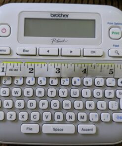 Brother P-touch, PTD210, Easy-to-Use Label Maker, One-Touch Keys, Multiple Font Styles, 27 User-Friendly Templates, White, Gray/White 52 71gHqUfNoJL