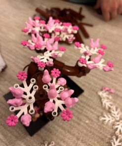LEGO Icons Bonsai Tree Building Set 10281 - Featuring Cherry Blossom Flowers, DIY Plant Model for Adults, Creative Gift for Home Décor and Office Art, Botanical Collection Design Kit 24 71gIihS LTL