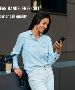 Pointcinco Active Noise Canceling Headphones, Over Ear Headphones with Mic, 60 Hours Play Time On Ear Bluetooth Headphones with Deep Bass, Foldable Headphones with HiFi Audio for Music P1 56 71gJ8SXl2L