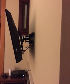 VideoSecu Tilt Swivel TV Wall Mount 32"- 70" LCD LED Plasma TV with VESA 200x200,400x400,up to 600x400 mm, Full Motion Articulating Dual Arm Mount Fits up to 24" Studs MW365B2H C20 59 71gK5PFT7L