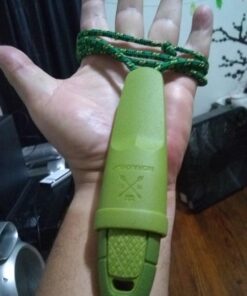 Morakniv Eldris Fixed-Blade Pocket-Sized Knife with Sandvik Stainless Steel Blade and Plastic Sheath 2.2-Inch. Green 39 71gK8mQfzyL