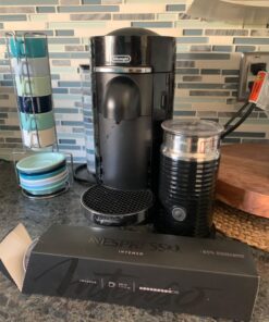 Nespresso Capsules VertuoLine, Intenso, Dark Roast Coffee, Coffee Pods, Brews 7.77 Ounce (VERTUOLINE ONLY), 10 Count (Pack of 3) 10 Count (Pack of 3) 40 71gKEKKHIML