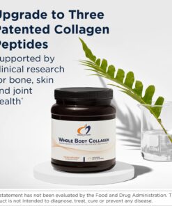 Designs for Health Whole Body Collagen - Collagen Powder for Skin, Joint + Bone Health - Research-Backed Fortigel, Fortibone & Verisol Collagen Peptides, Unflavored (30 Servings) 16 71gKSSxcLsL