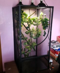 Zoo Med ReptiBreeze Open Air Screen Cage, Extra Large, 24 x 24 x 48-Inches 45 71gLuHbCzpL